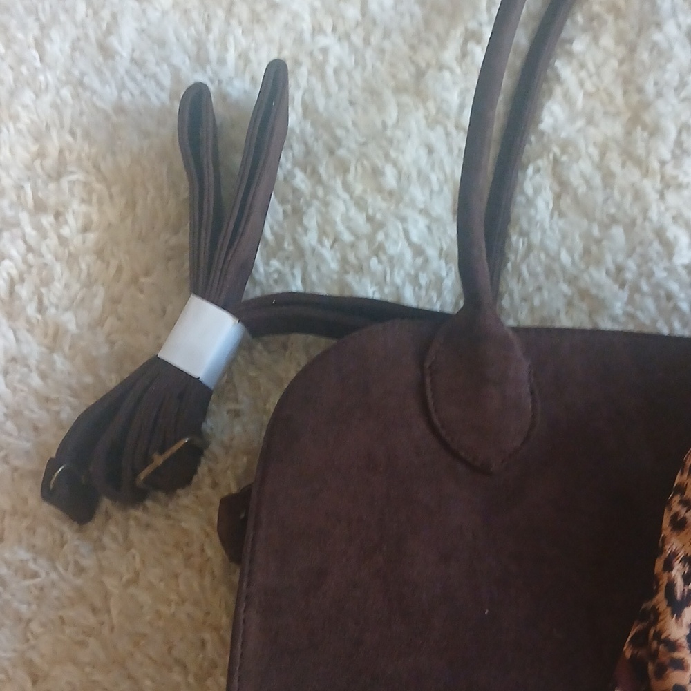 Brown Suede Purse - Picture 4 of 7